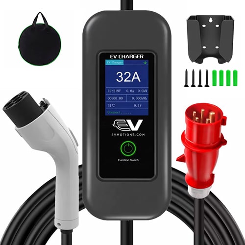 2-EVMOTIONS Delta Wi-Fi EVSE Type2 (3x16A) EV Laddkabel