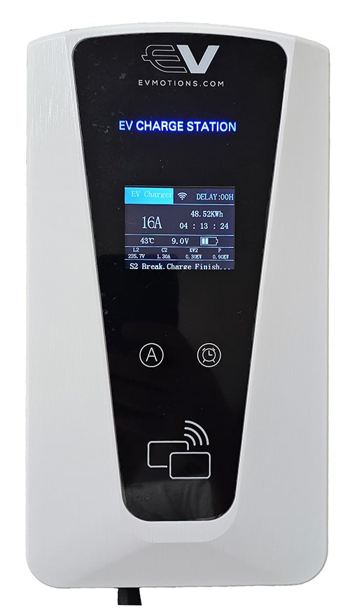 1-EVMOTIONS Delta Smart Wallbox Type2 11kw Wi-Fi EV Laddkabel