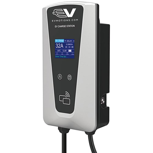 2-EVMOTIONS Delta Smart Wallbox Type2 22kw Wi-Fi EV Laddkabel