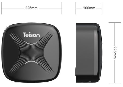 4-TEISON Smart Wallbox Type2 11kw Wi-Fi EV Laddkabel