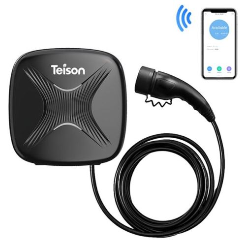 1-TEISON Smart Wallbox Type2 7.4kw Wi-Fi EV Laddkabel